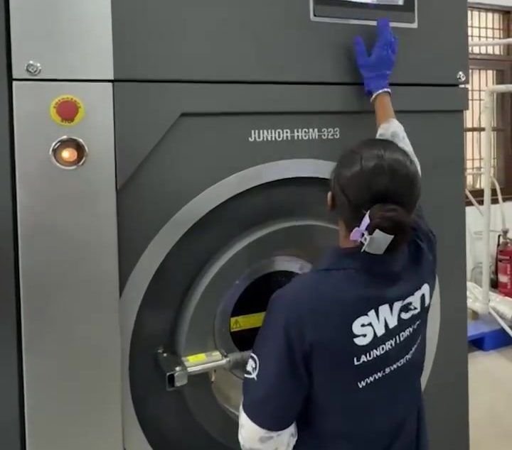 Dry cleaning with German Seitz chemistry at our Mohali plant