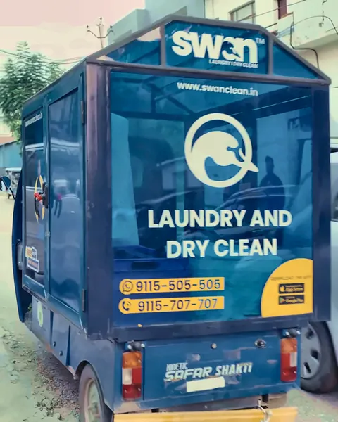Swan Clean collection and delivery van in Chandigarh, Mohali and Panchkula
